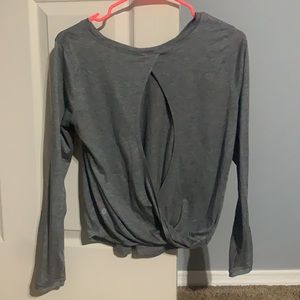 Lululemon grey long sleeve top